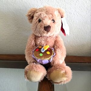 NEW Birthday light up candle singing bear by Gund
